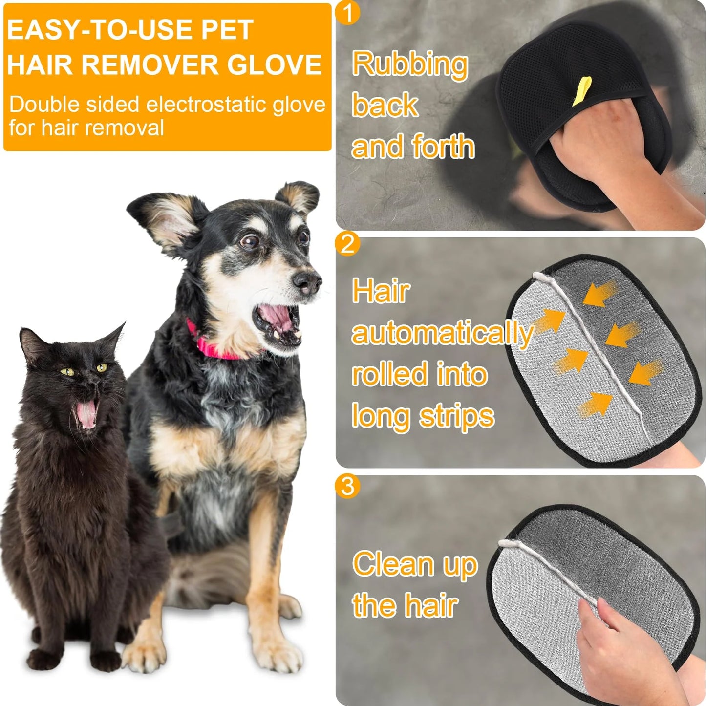 Pet Hair Remover Glove – EasyGroom Grip