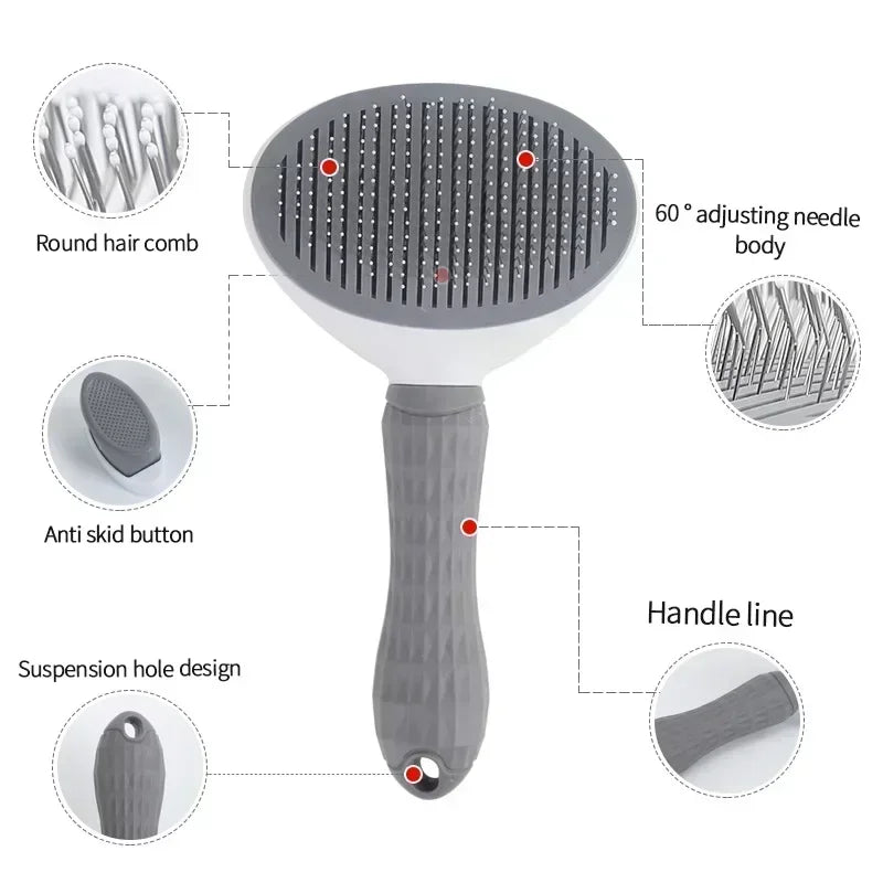 Non-slip Beauty Brush for Dogs & Cats