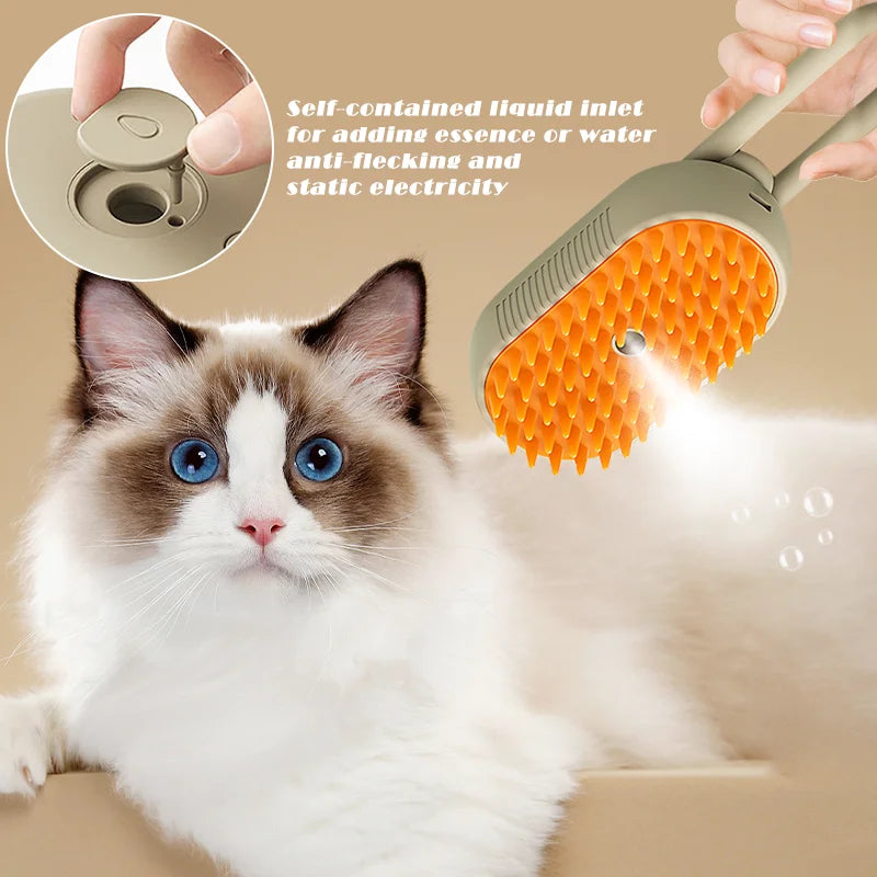Peigne de toilettage à vapeur PawSpa : le soin ultime pour les chats et les chiens