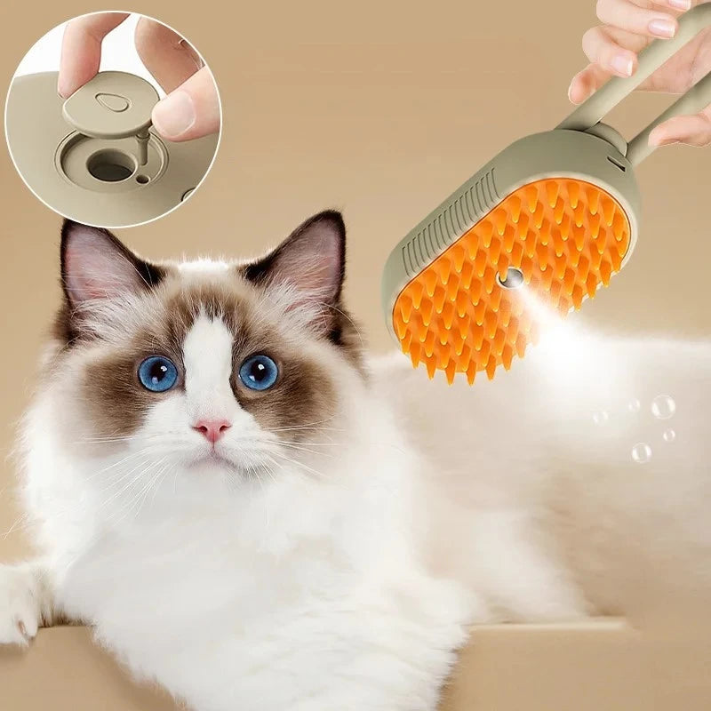 Peigne de toilettage à vapeur PawSpa : le soin ultime pour les chats et les chiens