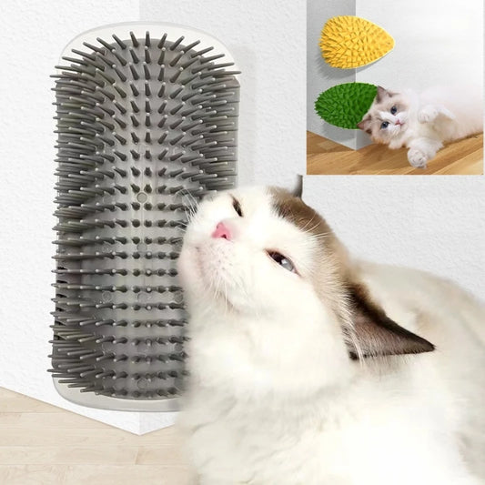 RoyalPaws Cat Scratcher & Massager: Grooming Brush & Hair Remover