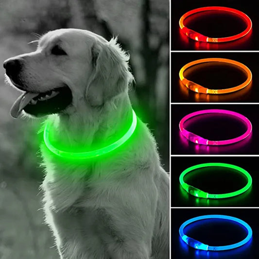 GlowGuard LED Collar: Prevent Pet Loss with 3 Lighting Modes