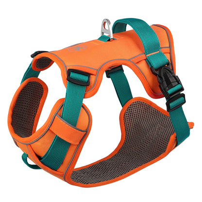 Adjustable Reflective Mesh Harness – Lightweight Control for All Breeds