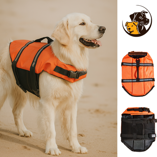 Pawtection on the Waves – Reflective & Buoyant Dog Life Jacket